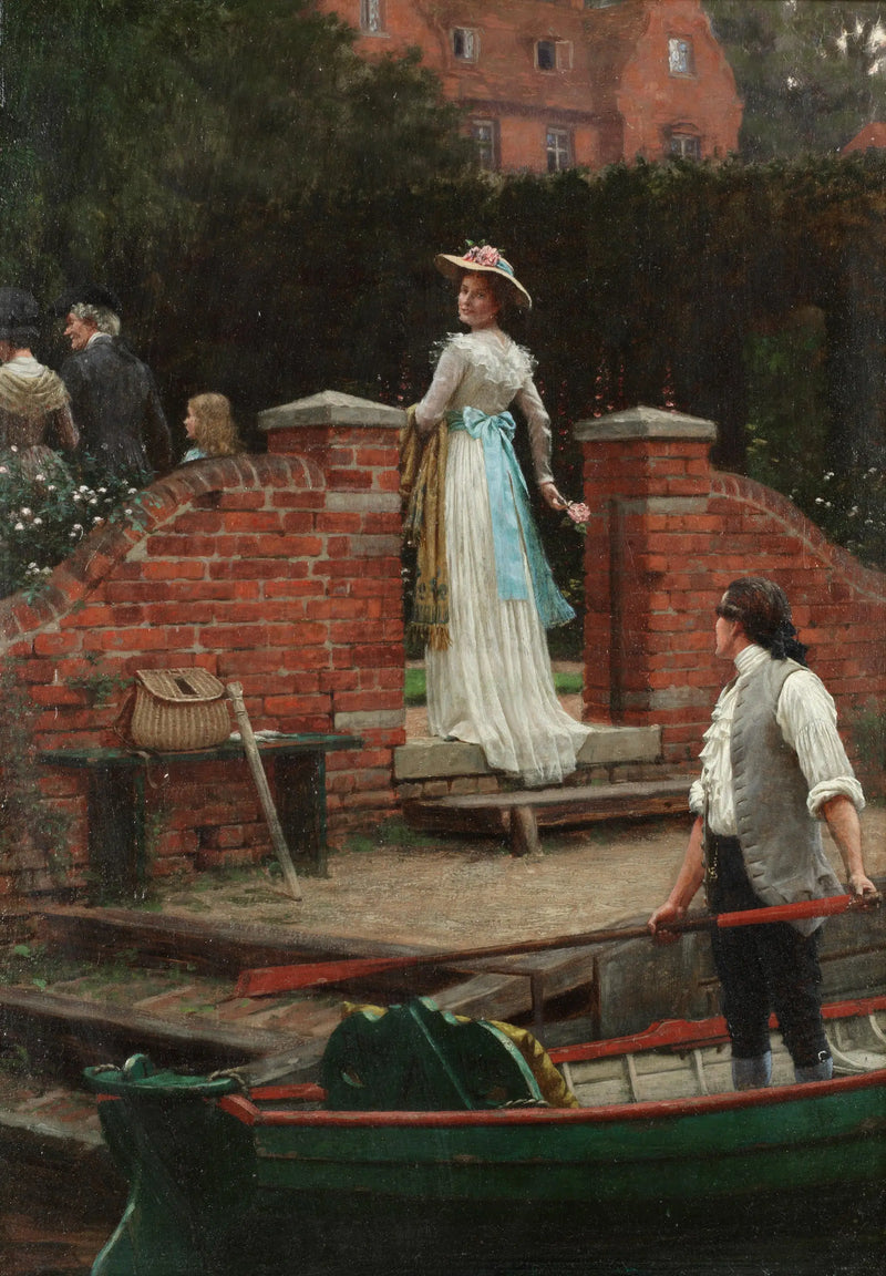 O olhar que encanta - Edmund Blair Leighton