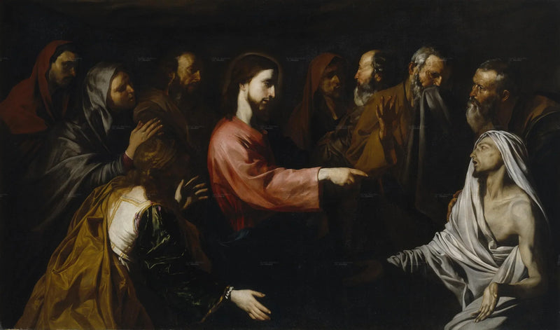 A Ressurreição de Lázaro - Jusepe de Ribera