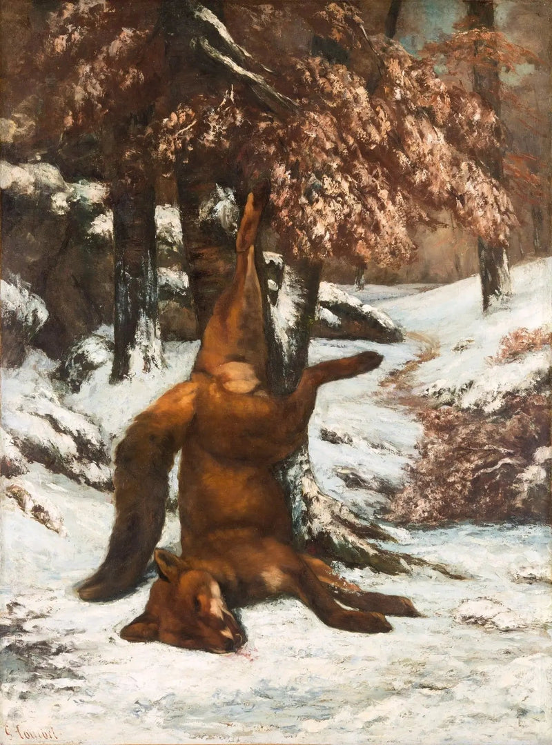 A raposa morta - Gustave Courbet