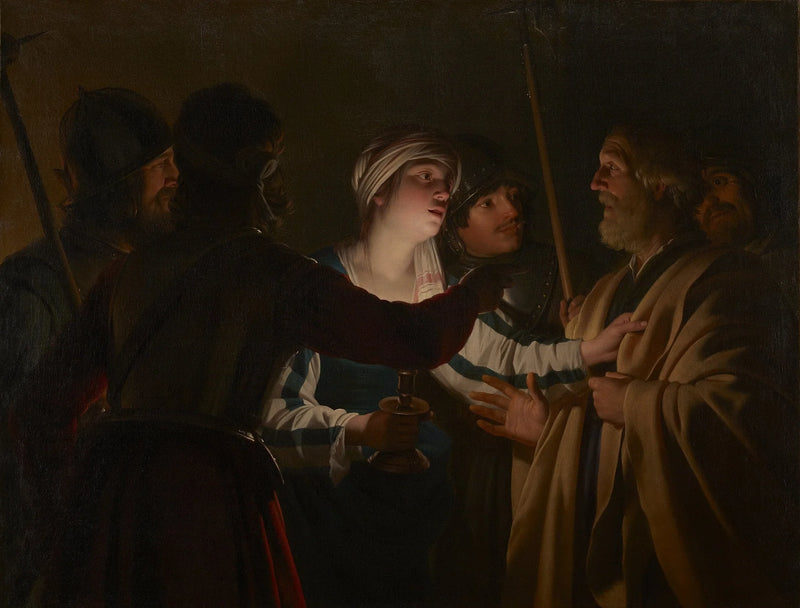 O Rejeitamento de São Pedro - Gerrit van Honthorst