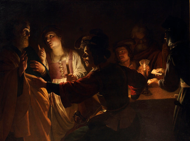O Rejeitamento de São Pedro - Gerrit van Honthorst