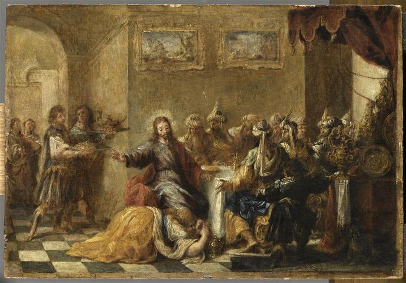 O Refeição na casa de Simon - Juan de Valdés Leal
