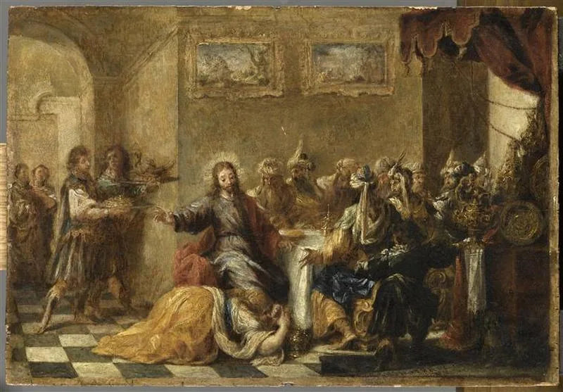 O Refeição na casa de Simon - Juan de Valdés Leal