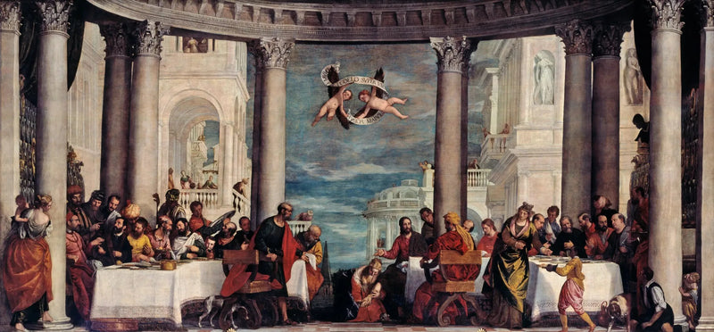 A refeição na casa de Simão, o fariseu - Paolo Veronese