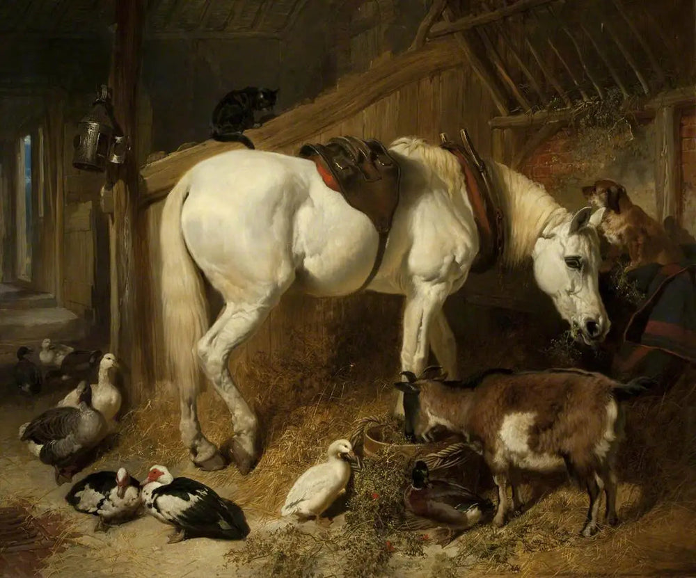 Le repas de midi - John Frederick Herring Sr. - Alpha Reproduction