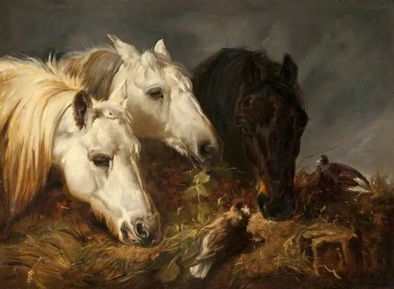 A refeição modesta - John Frederick Herring, Sr.