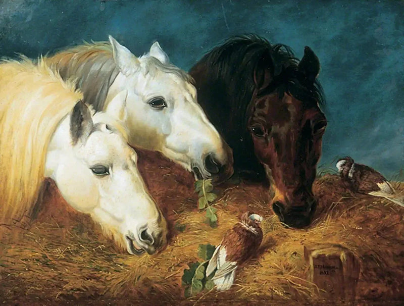 A refeição modesta - John Frederick Herring, Sr.