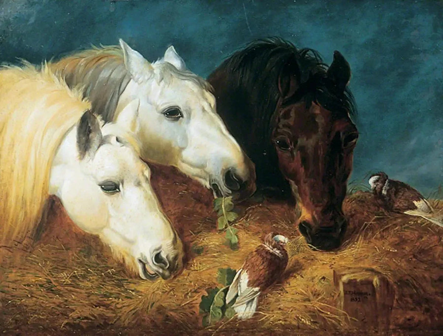 A refeição modesta - John Frederick Herring, Sr.