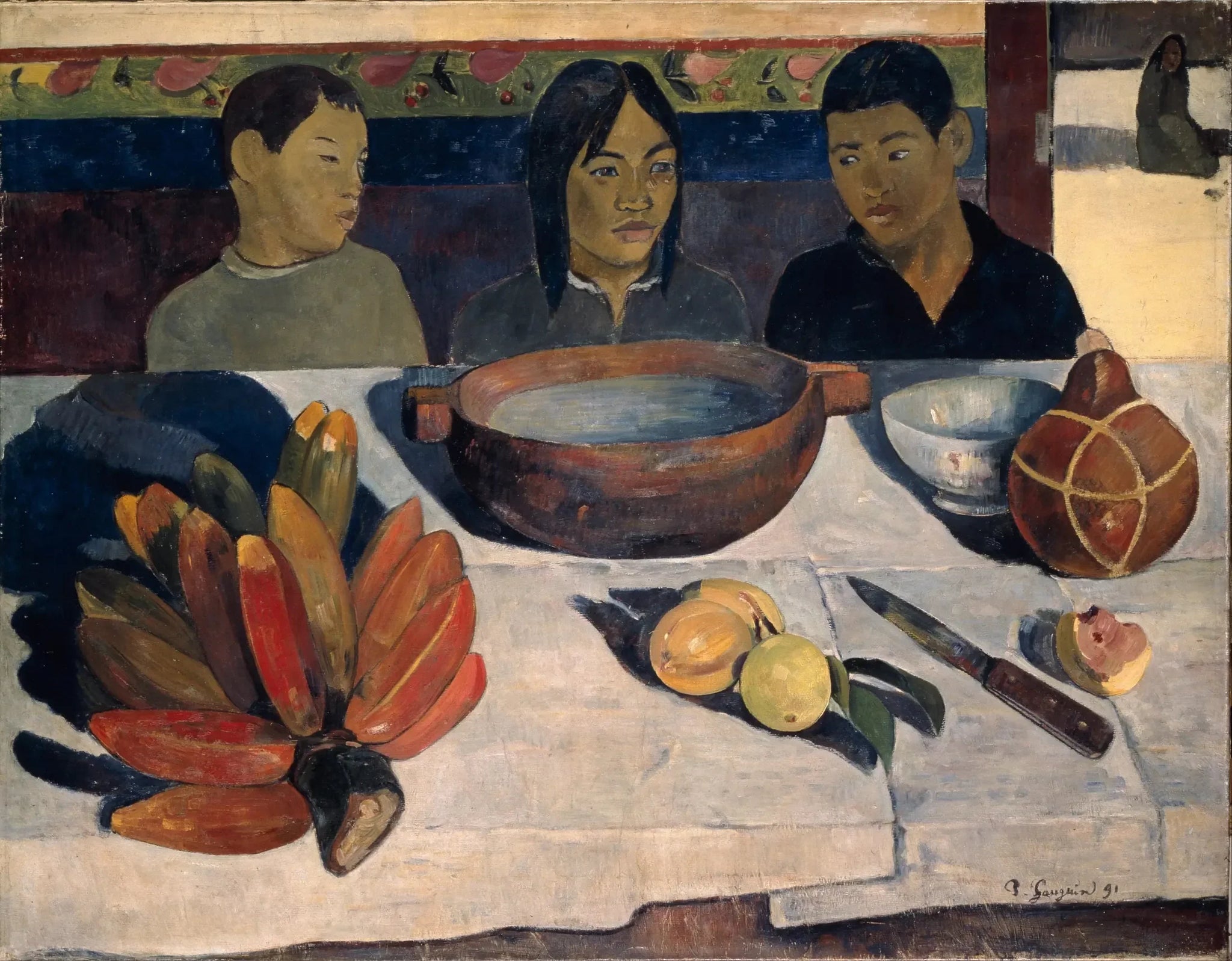 Le Repas - Paul Gauguin image 1 tableau peint à l’huile sur toile