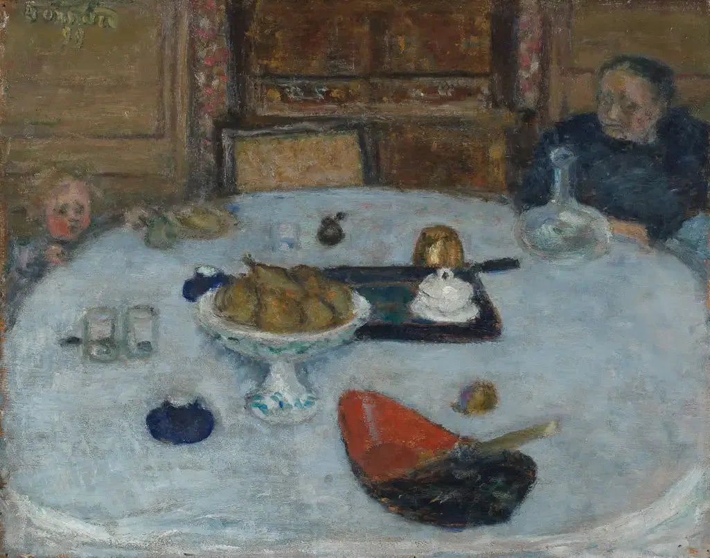 Le Repas - Pierre Bonnard image 1 copie peinte à la main à l’huile