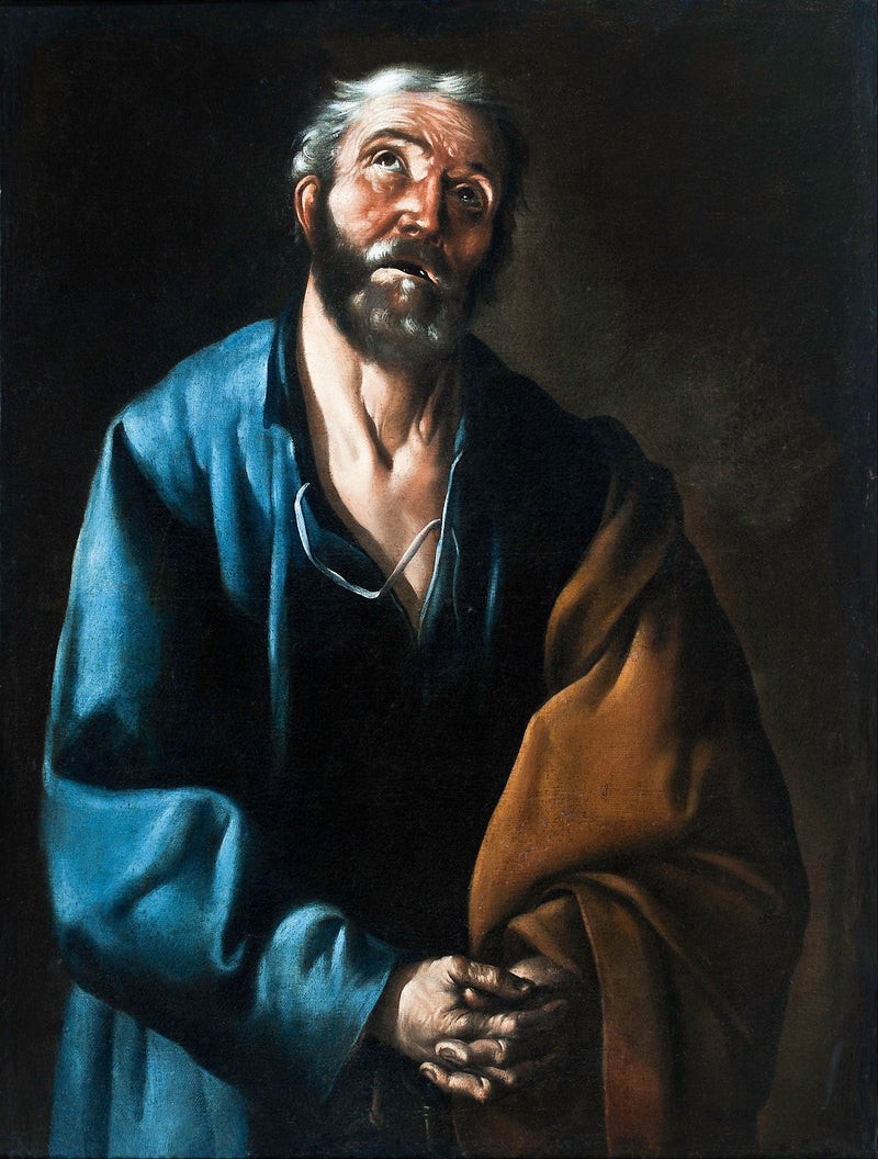 O arrependimento de São Pedro - Francisco de Zurbarán