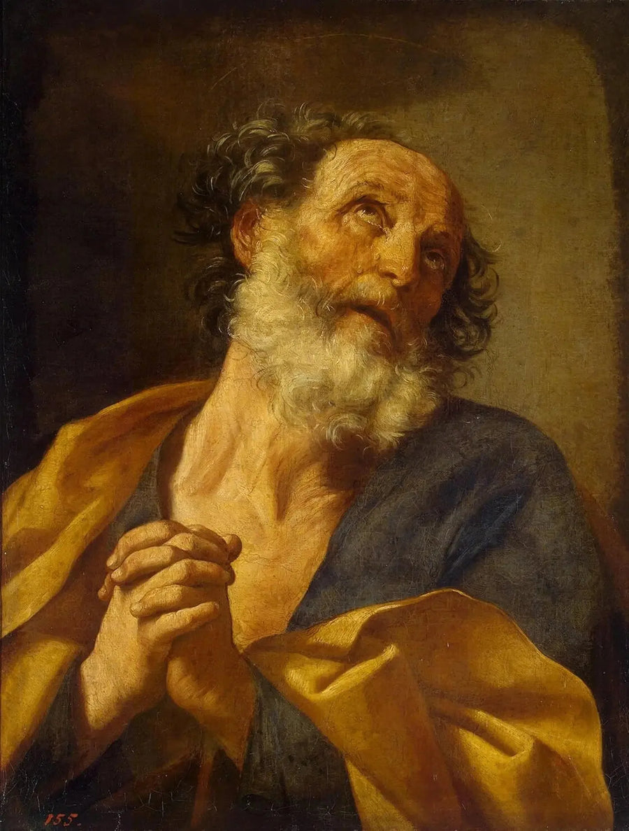 O arrependimento de São Pedro - Guido Reni