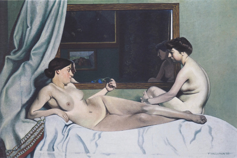 O Descanso dos Modelos - Félix Vallotton