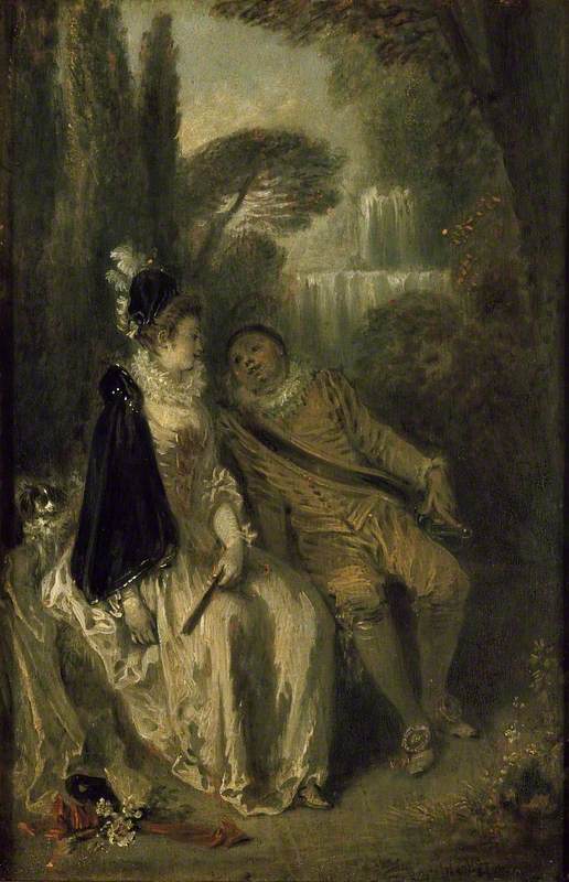 O Reposo Gracioso - Antoine Watteau
