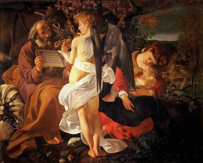 O Repouso durante a Fuga para o Egito - Caravaggio
