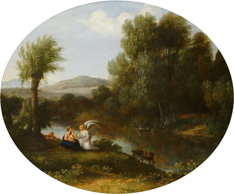 O Descanso durante a fuga para o Egito - Claude Lorrain