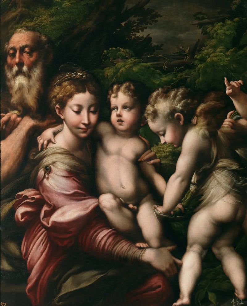 O Descanso durante a fuga para o Egito - Parmigianino