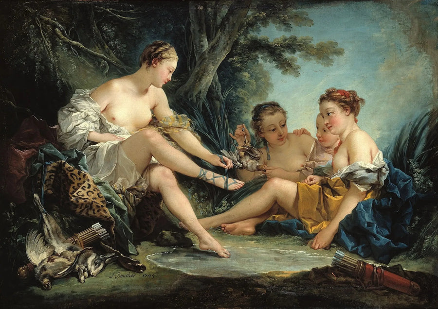 O Retorno de Diane Caçadora - François Boucher