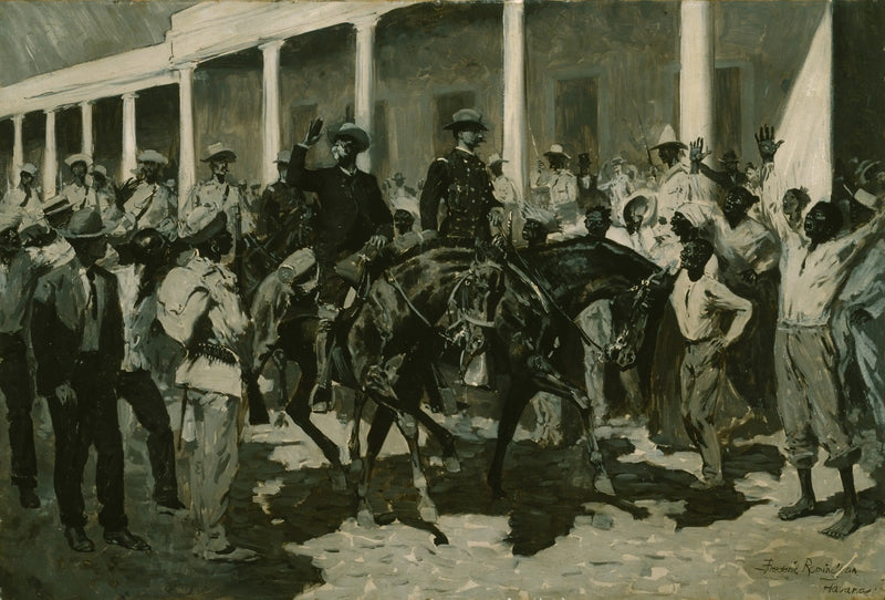 O retorno de Gomez a Havana - Frederic Remington