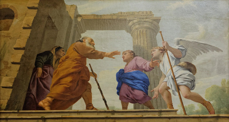 O Retorno de Tobias - Eustache Le Sueur