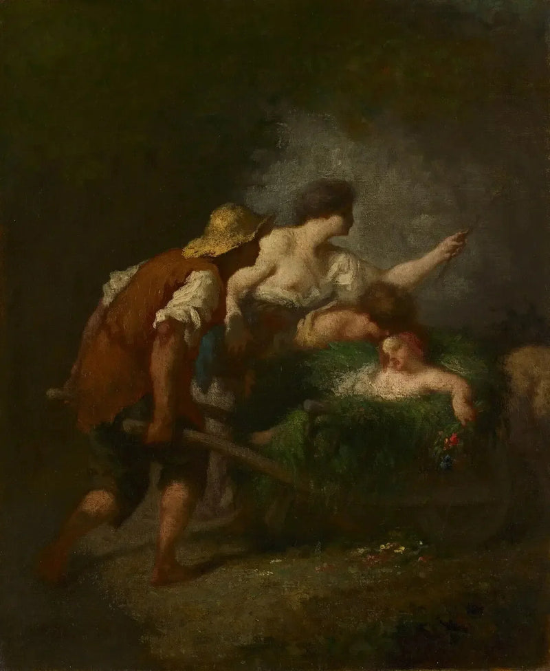 O retorno dos campos - Jean-François Millet