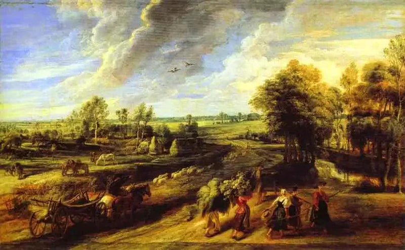 O Retorno dos Agricultores dos Campos - Peter Paul Rubens