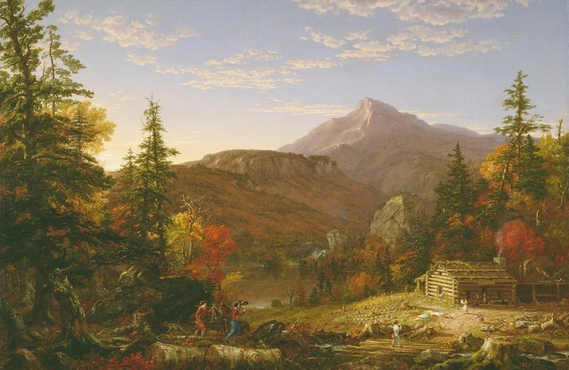O Retorno do Caçador - Thomas Cole