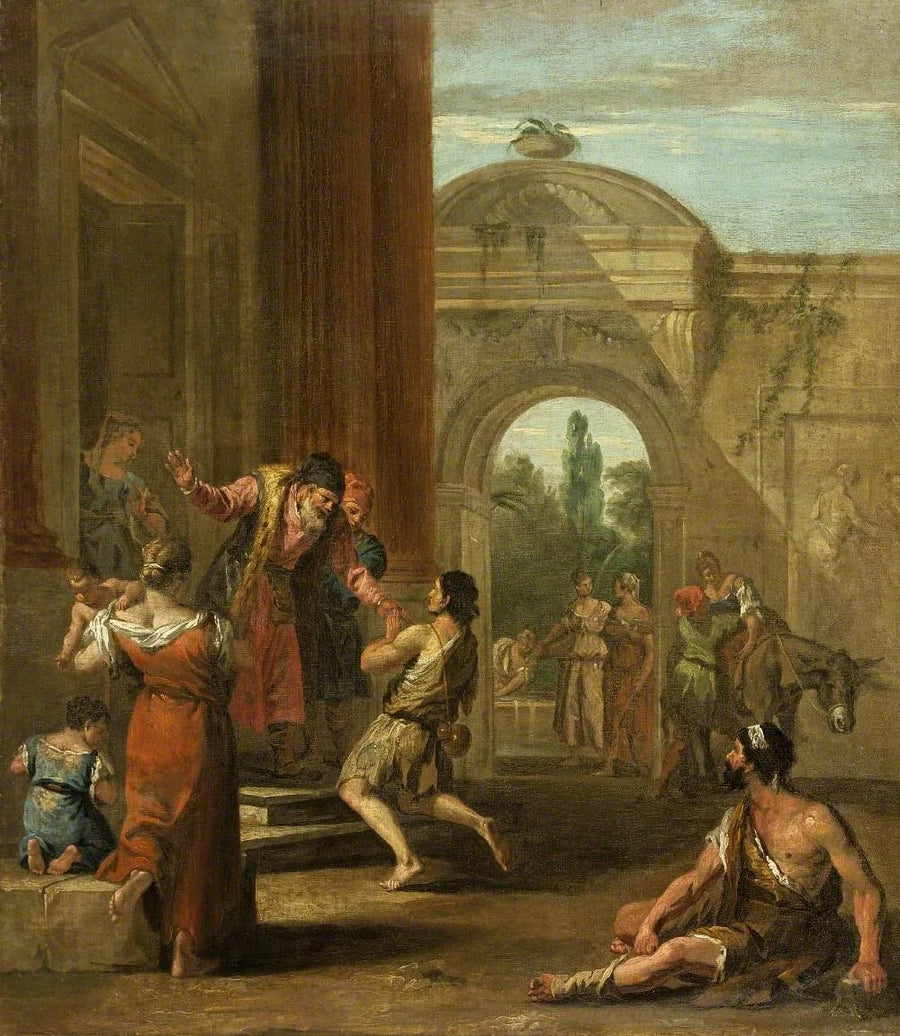O retorno do filho pródigo - Sebastiano Ricci