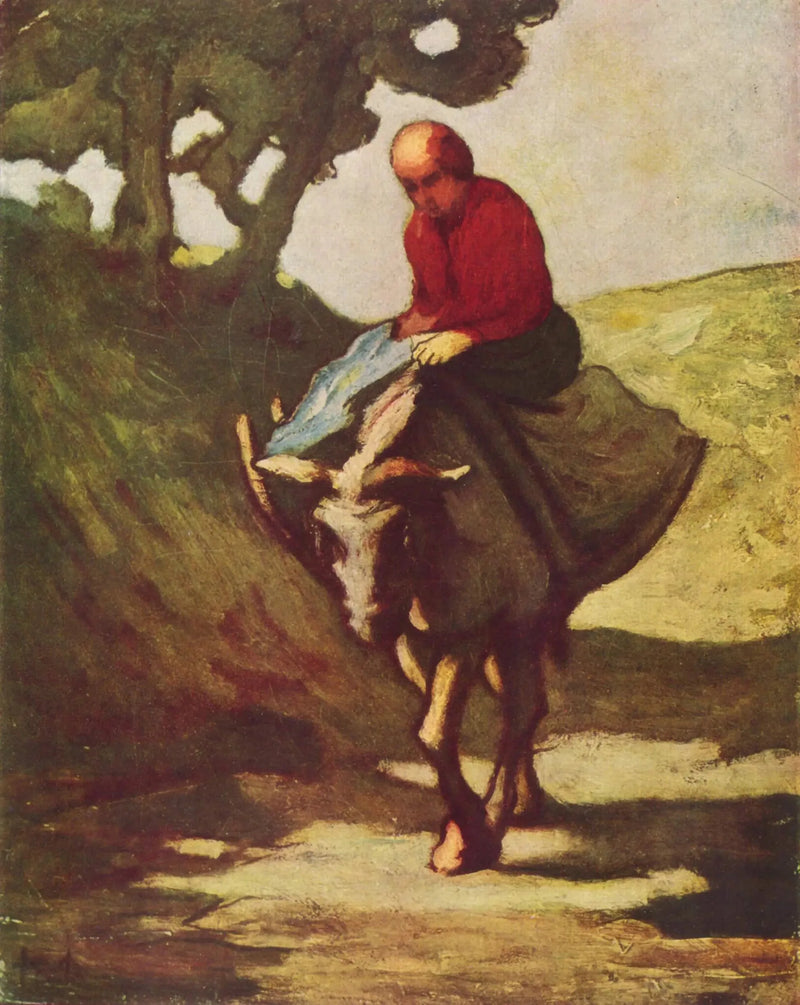 O retorno do mercado - Honoré Daumier