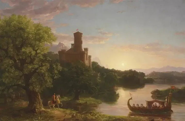 O retorno do torneio - Thomas Cole
