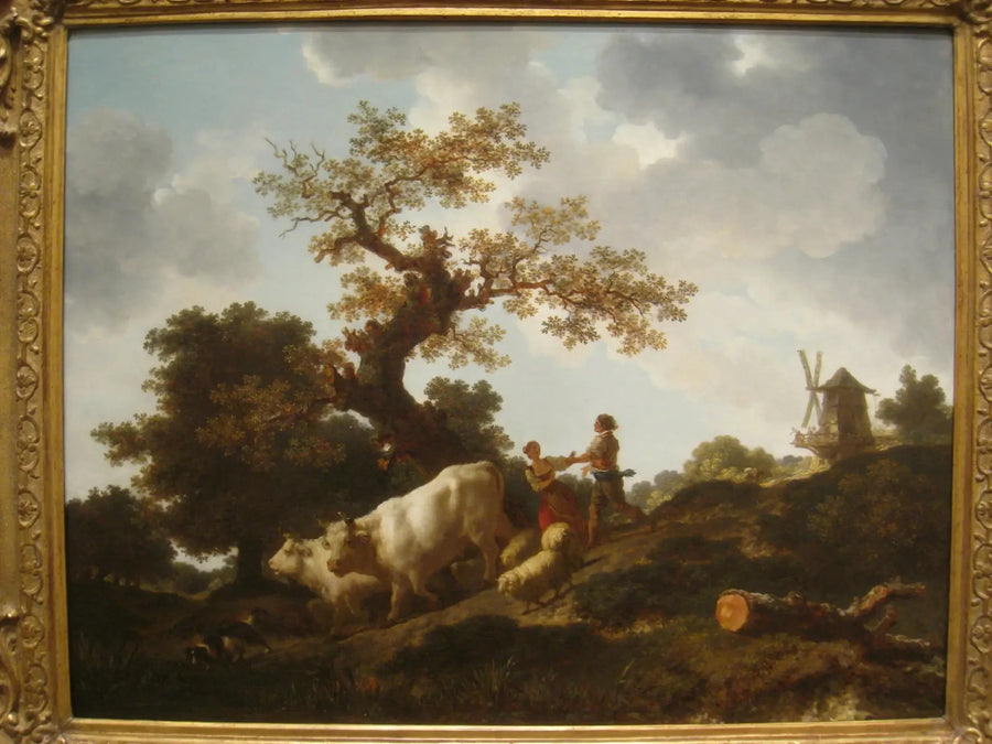 O retorno do rebanho - Jean-Honoré Fragonard