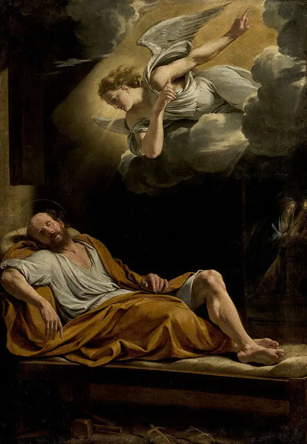 O sonho de São José - Philippe de Champaigne