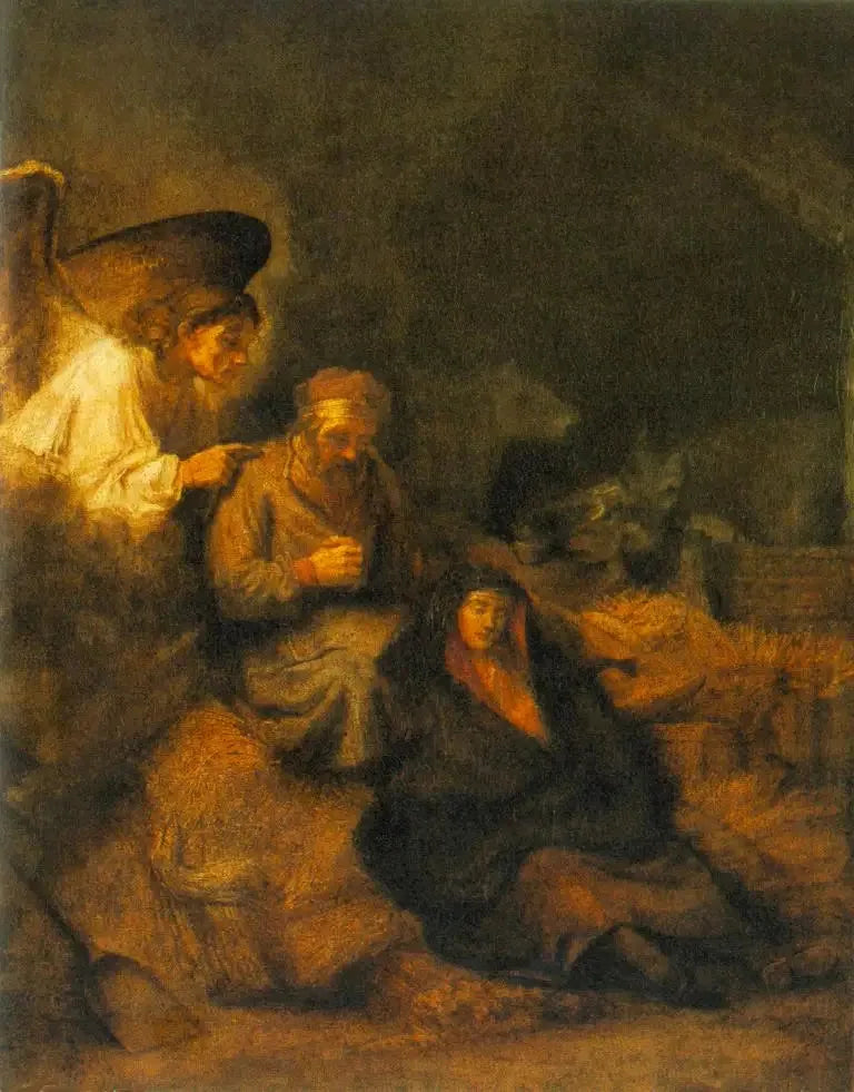 O sonho de São José - Rembrandt