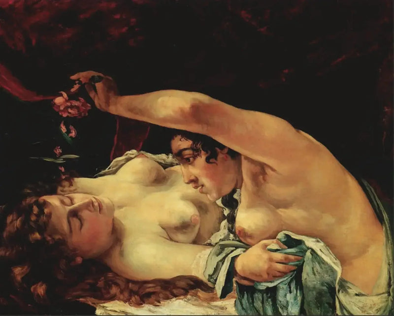 O Despertador - Gustave Courbet