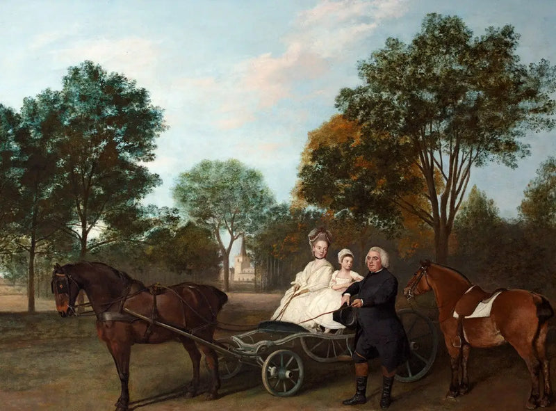 O reverendo Robert Carter Thelwall e sua família - George Stubbs