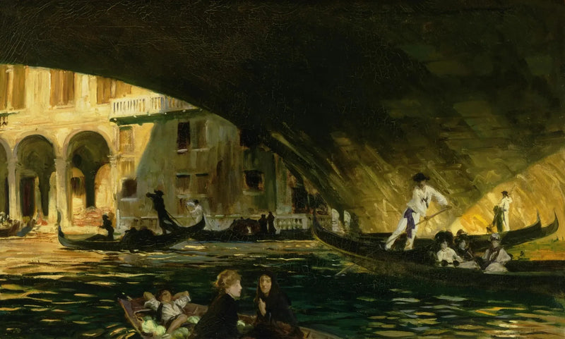 O Rialto, Veneza - John Singer Sargent