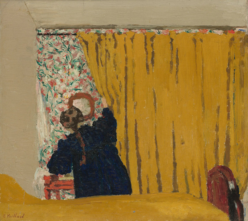 A cortina amarela - Édouard Vuillard