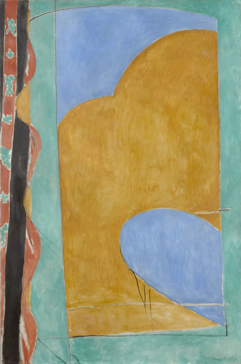 O Cortina Amarela - Henri Matisse