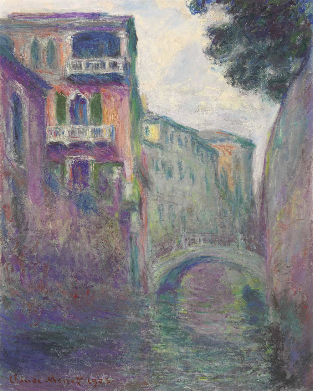 Reproduction du tableau « Le Rio de la Salute - Claude Monet » par Alpha Reproduction en peinture à l’huile