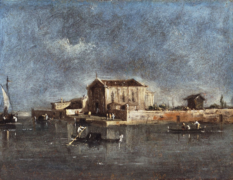 O Rio dos Mendicantes em Veneza - Francesco Guardi