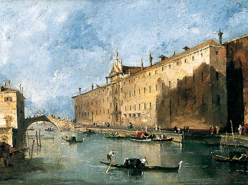 O « Rio dei mendicanti » - Francesco Guardi