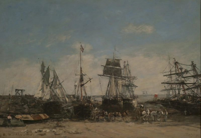 A costa de Portrieux, Côtes-du-Nord - Eugène Boudin