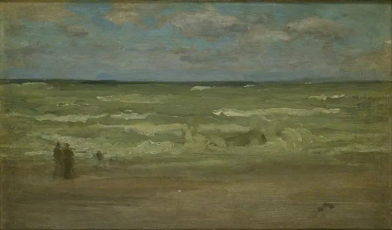 A Praia, Pourville - James Abbott McNeill Whistler