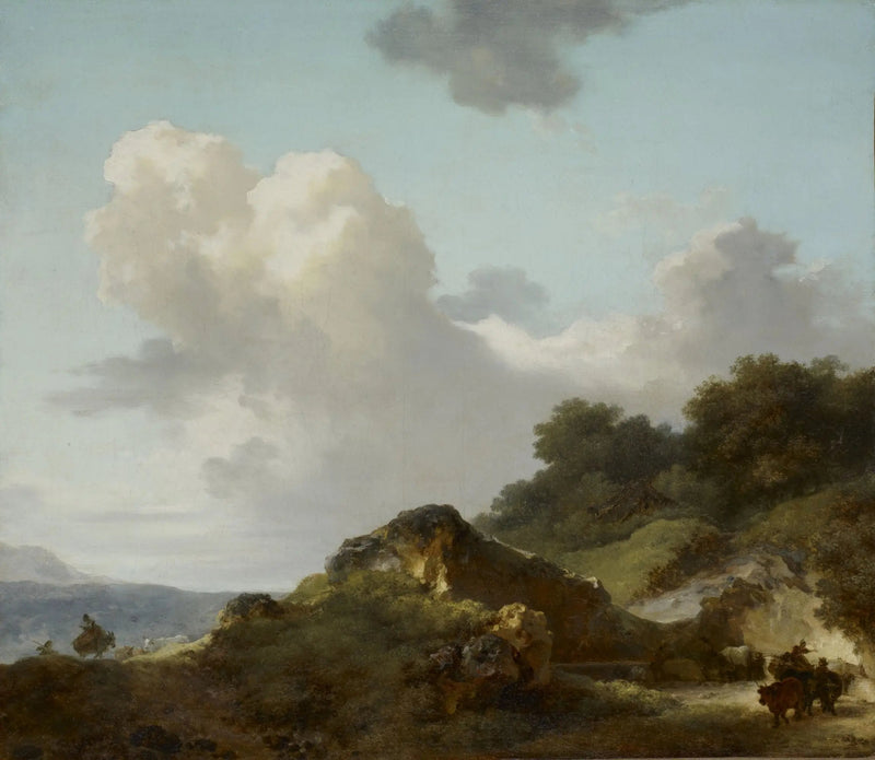 O rochedo - Jean-Honoré Fragonard