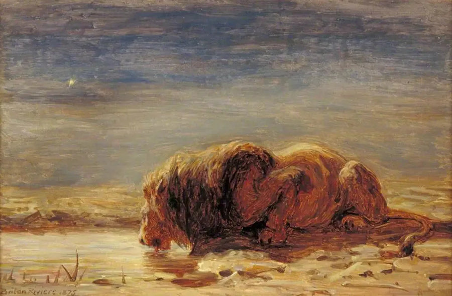 O rei bebe - Briton Rivière