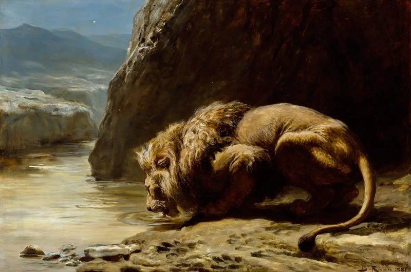 O rei bebe - Briton Rivière