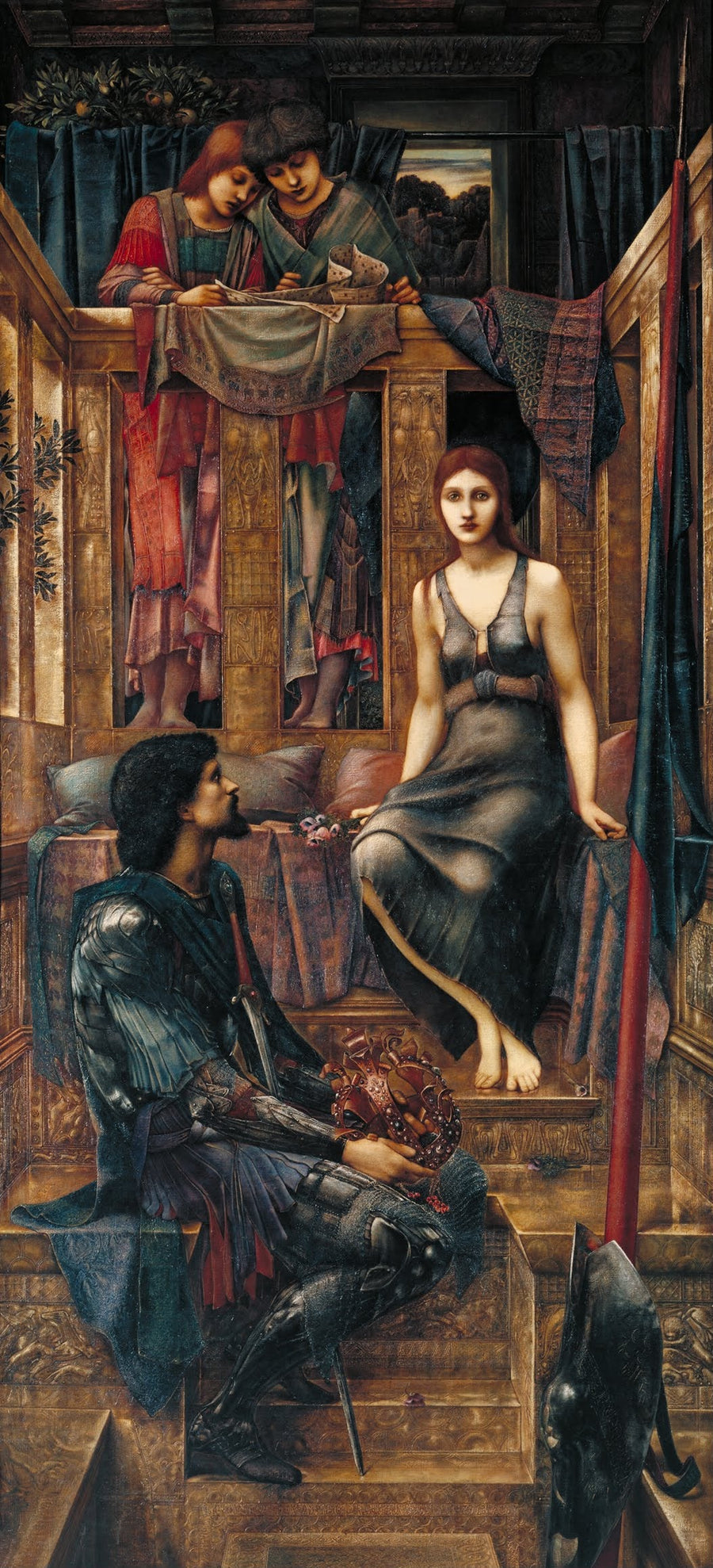 O Rei Cophetua e a Jovem Mendiga - Edward Burne-Jones