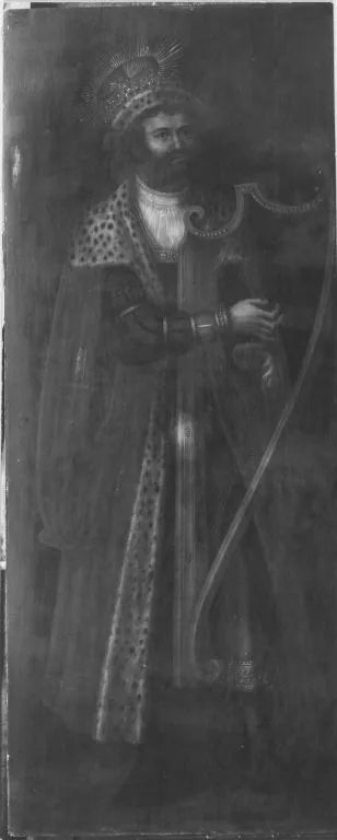 O rei Davi com uma harpa - Lucas Cranach, o Velho