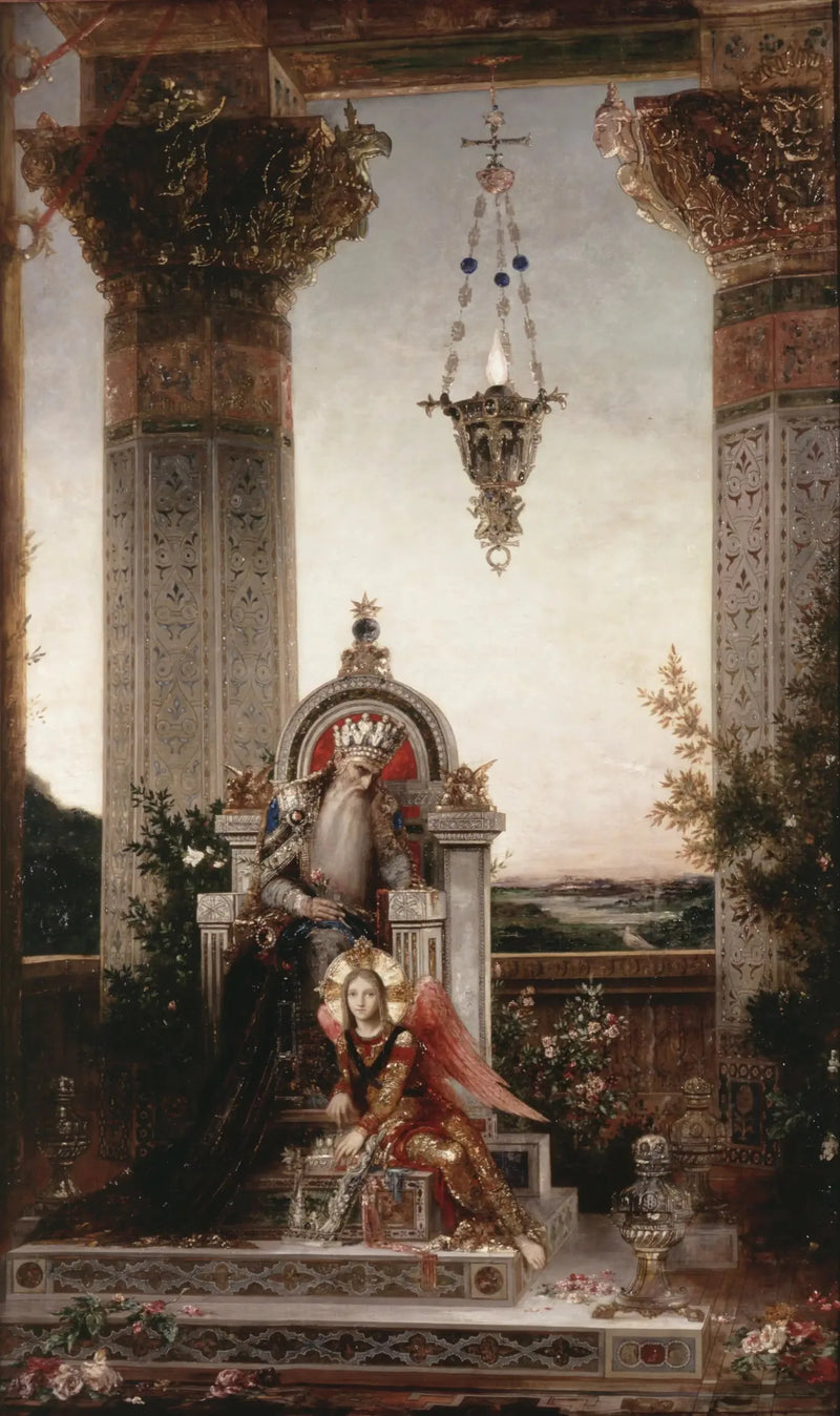 O rei Davi - Gustave Moreau