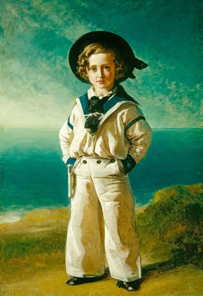 O rei Eduardo VII (1841-1910), enquanto Albert Eduardo, príncipe de Gales - Franz Xaver Winterhalter